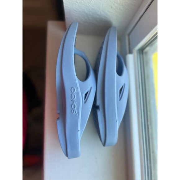 OOFOS OOriginal Light Blue Flip Flip Sandals Women’s Size 7 | Men’s Size 5 - Picture 4 of 9